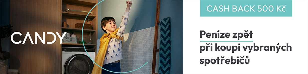 cashback na spotřebiče Candy